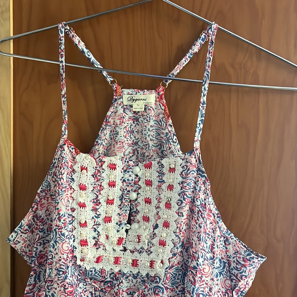 Dygarni California Women's Floral Blouse - Size Large - Picture 3 of 4
